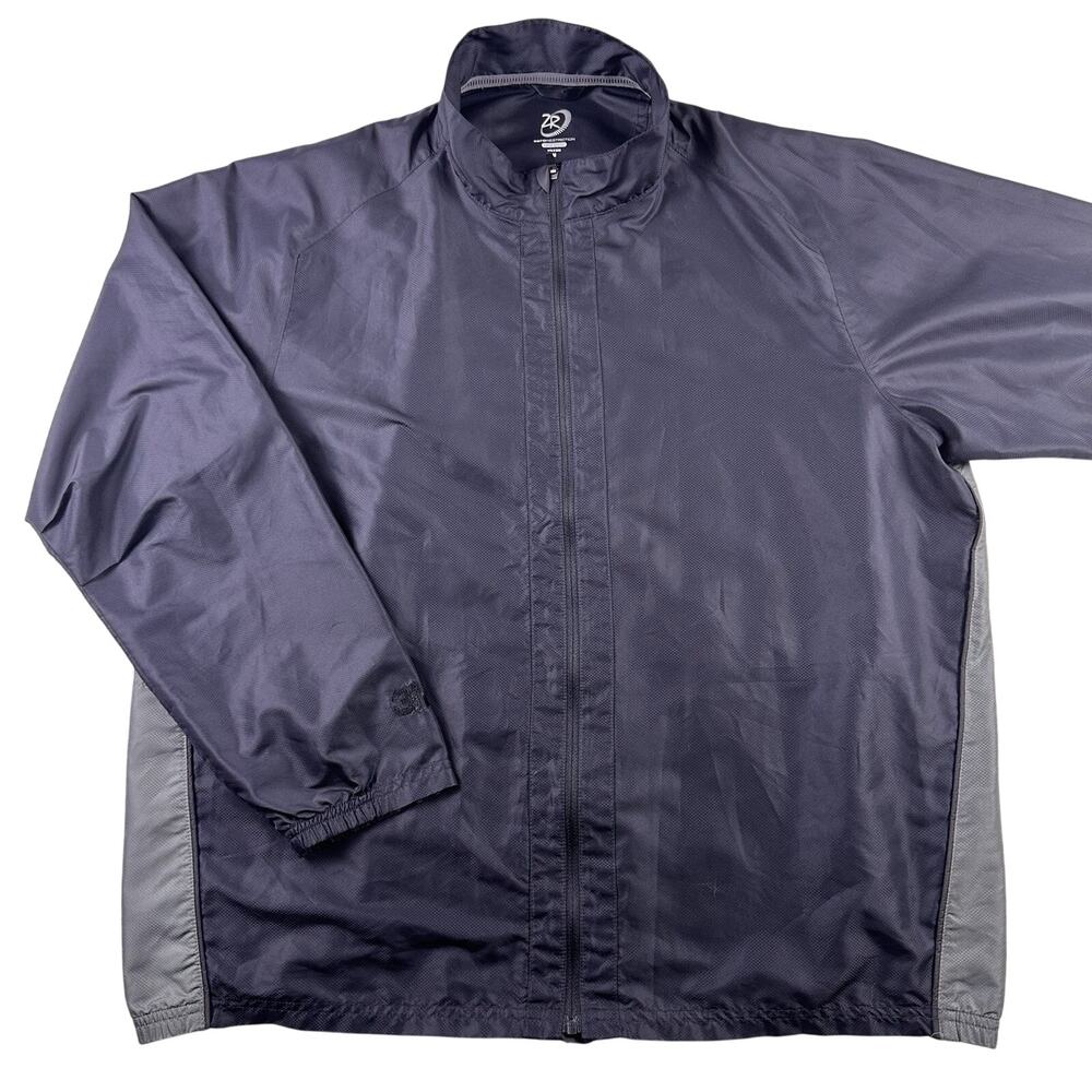 Zero‎ Restriction Jacket Mens Medium M Black Tour Series Full Zip Windbreaker